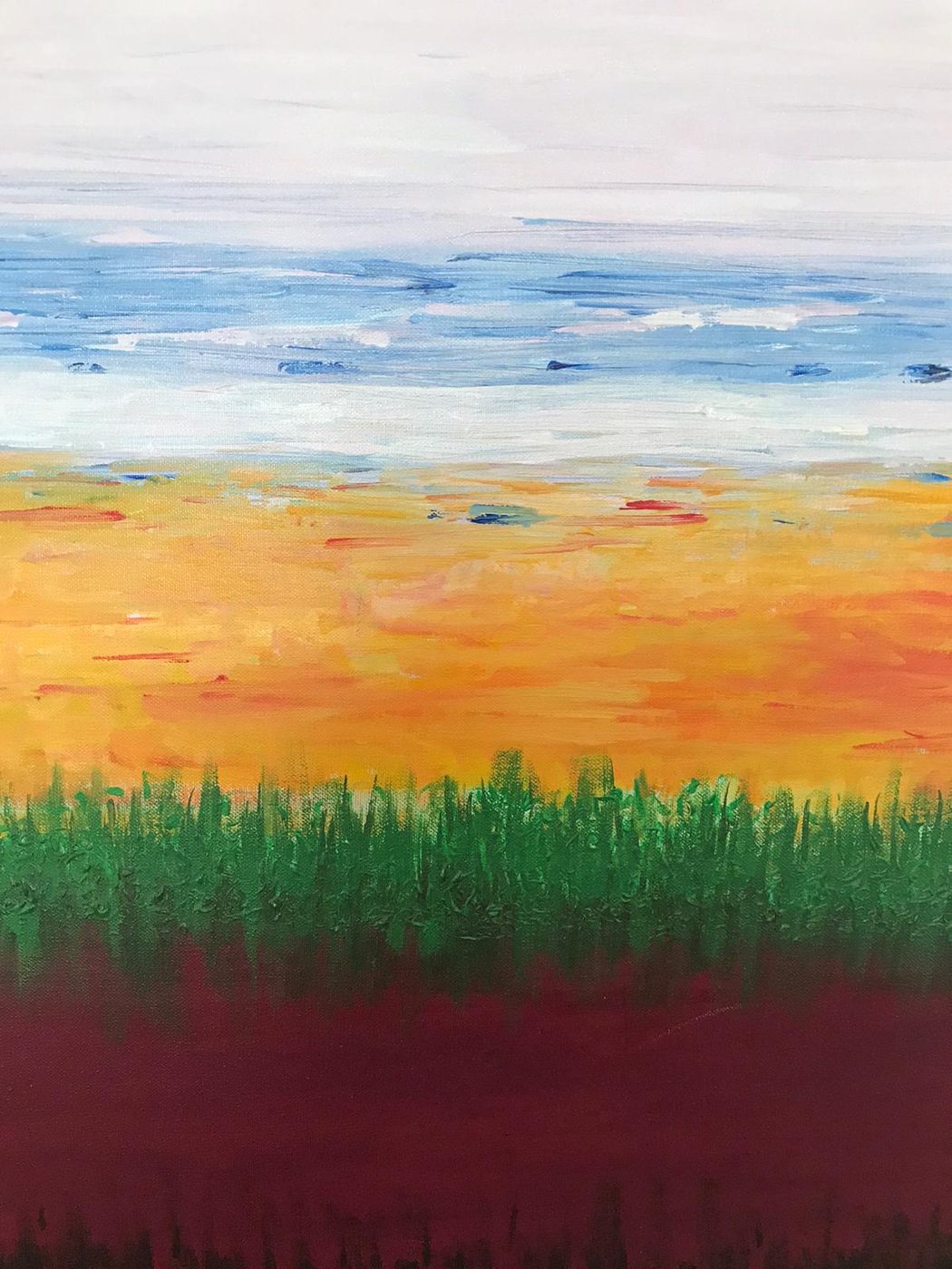 Paisaje II, obra de Teresa Berruguete